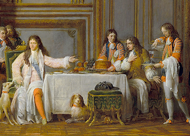 François-Jean Garneray - Molière honoré par Louis XIV_